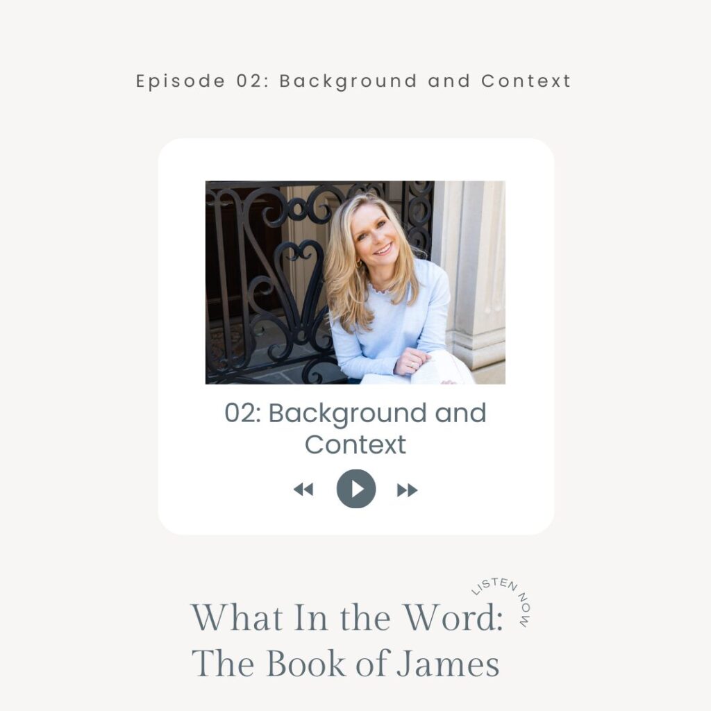 how to study the bible - background and context of james